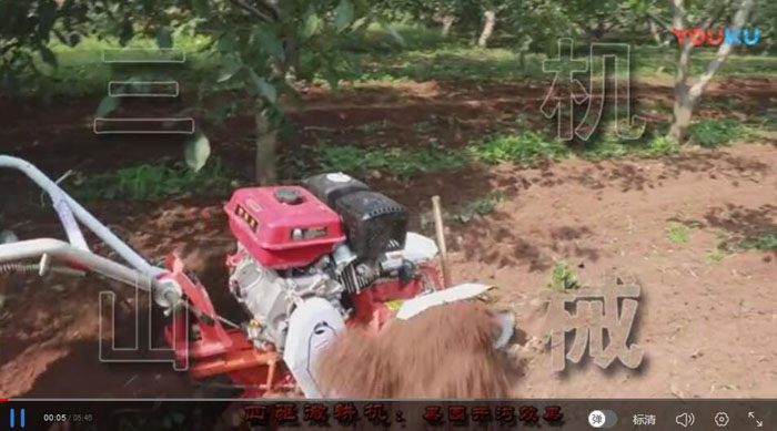 ST306四驅微耕機果園作業視頻